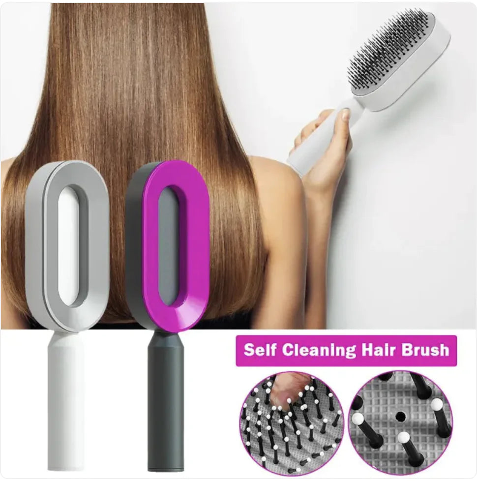 CleanBrush™ – Selbstreinigende Haarbürste