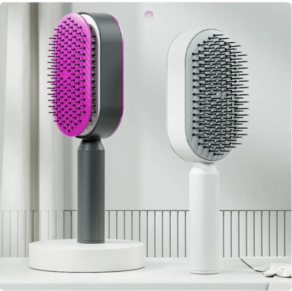 CleanBrush™ – Selbstreinigende Haarbürste